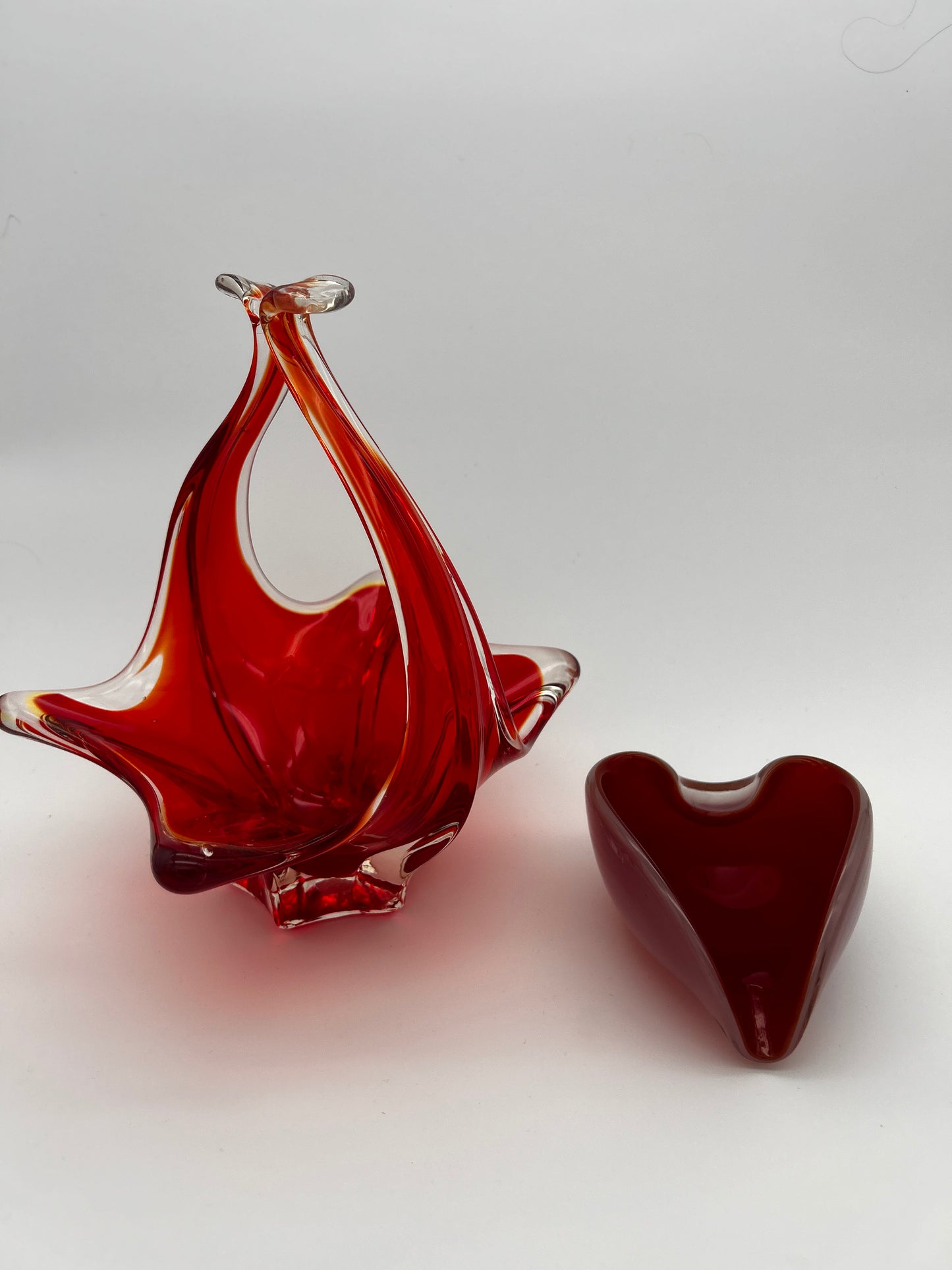 vide poche coeur murano