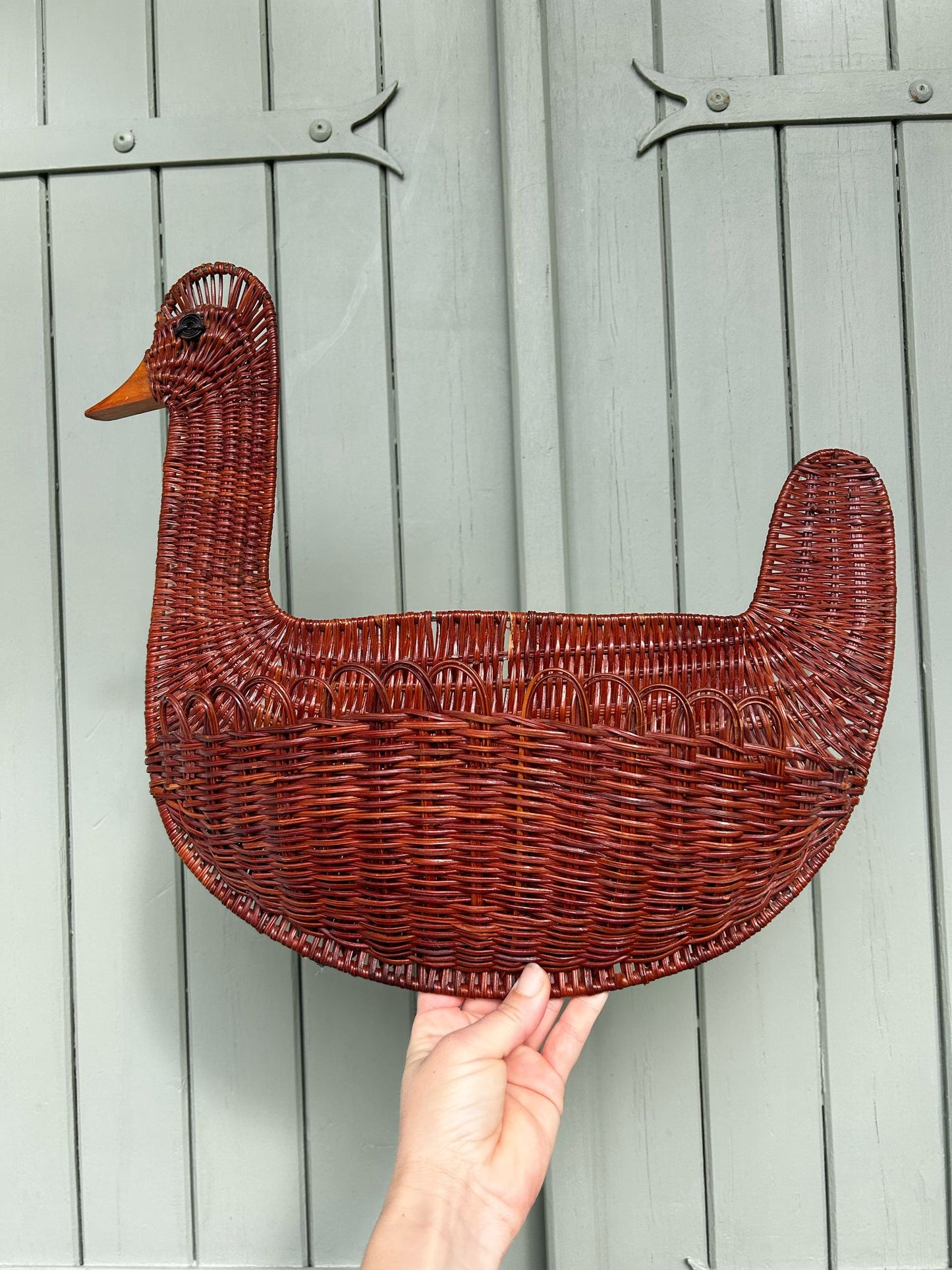 Suspension Poule rotin