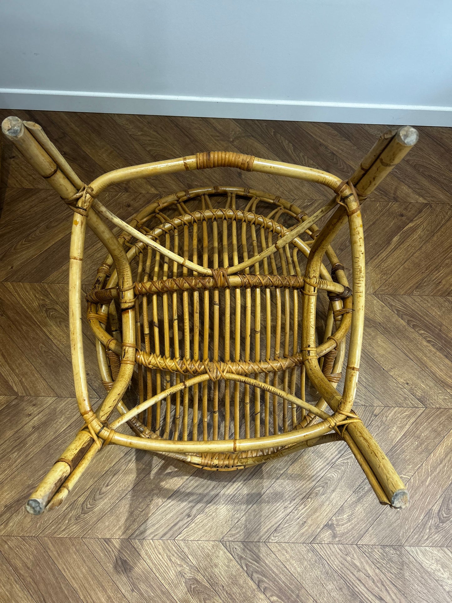 Chaise rotin ancienne