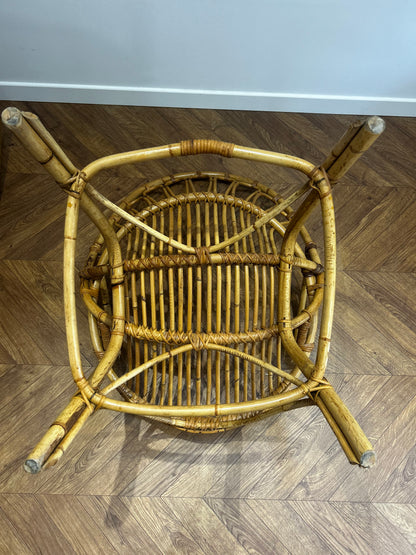 Chaise rotin ancienne