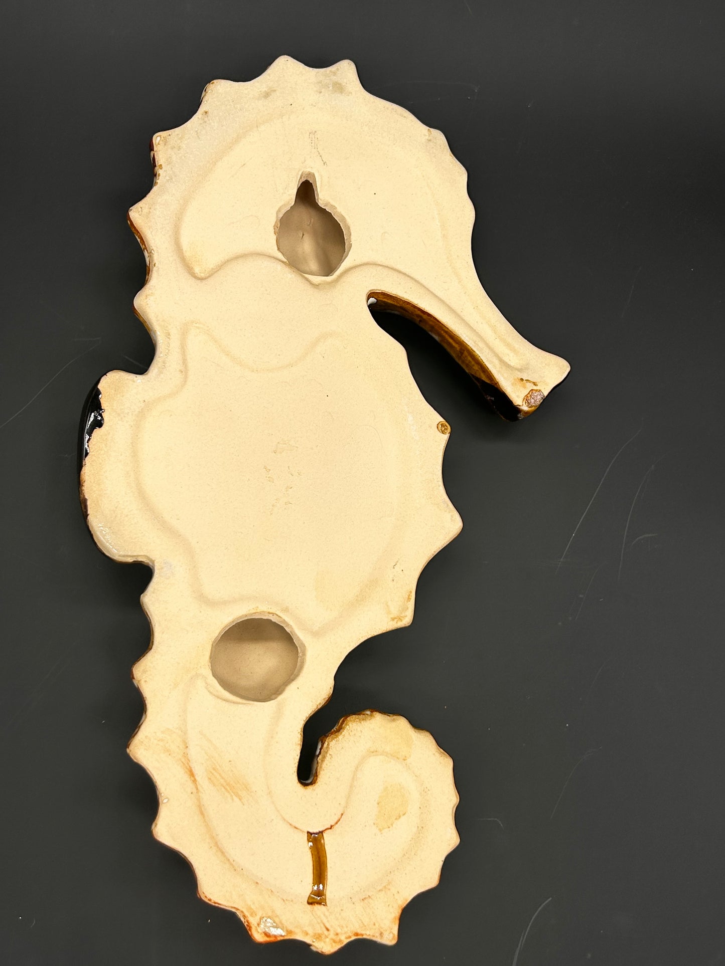 Hippocampe céramique