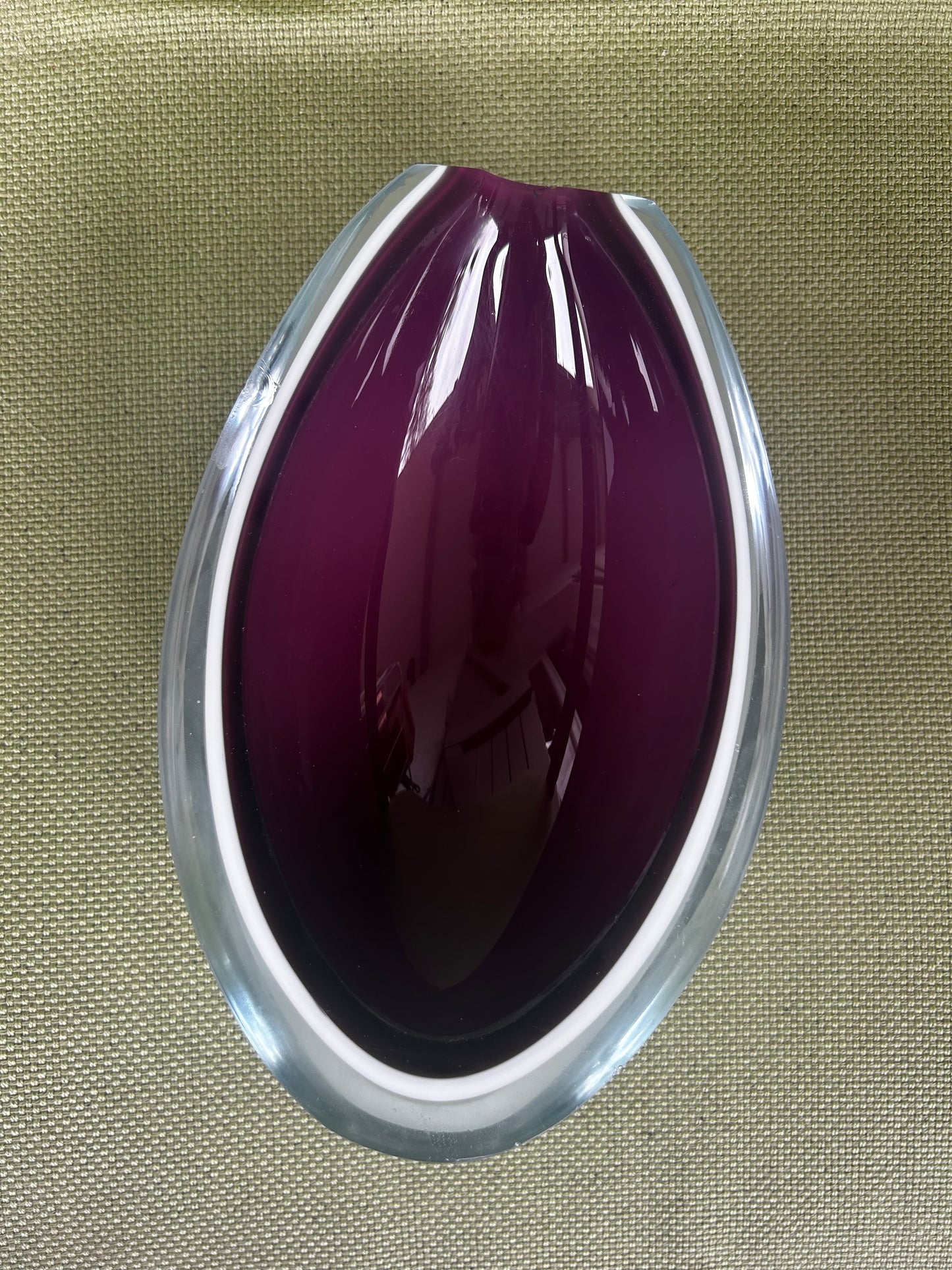 Vide poche murano violet