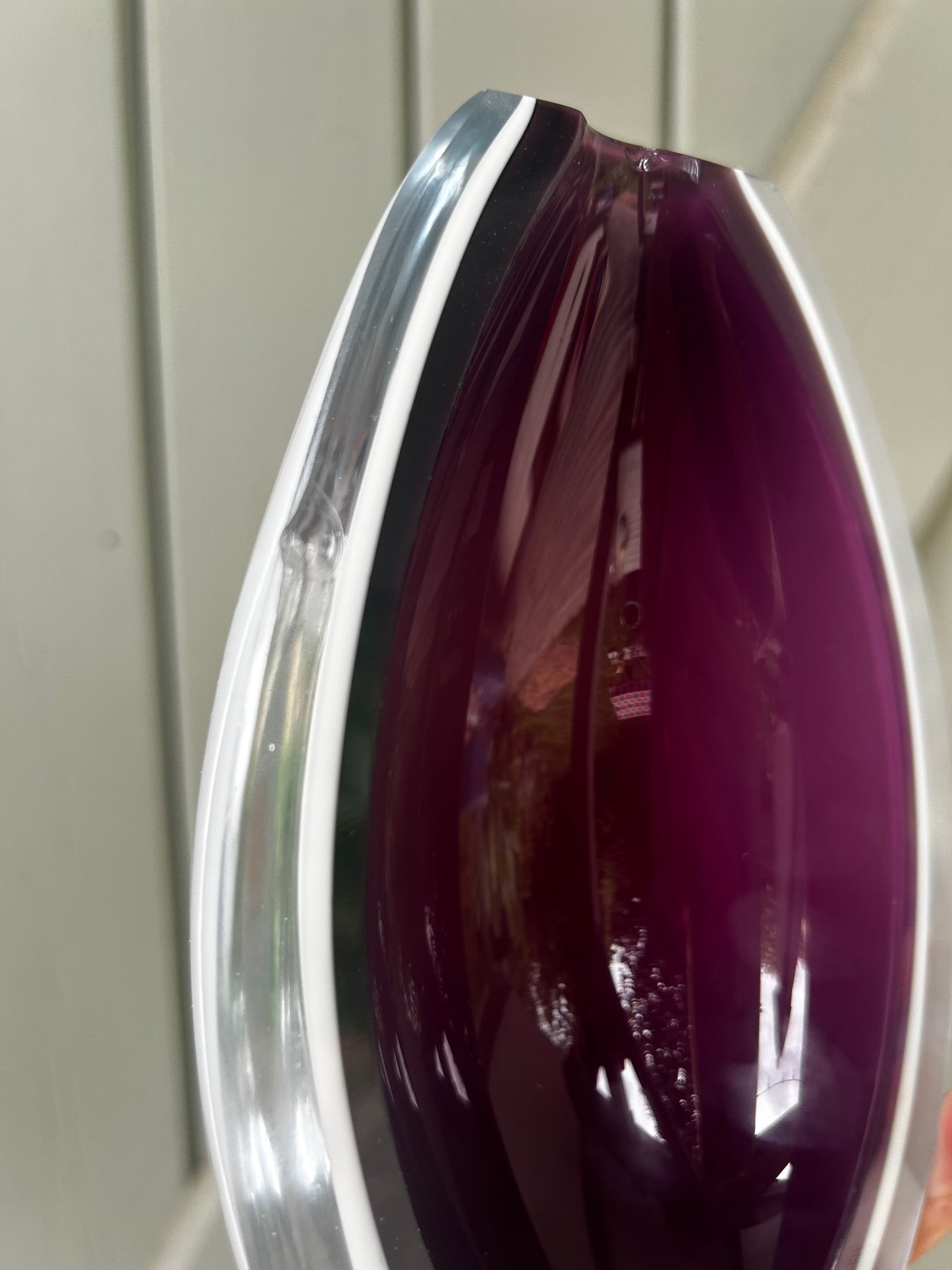 Vide poche murano violet