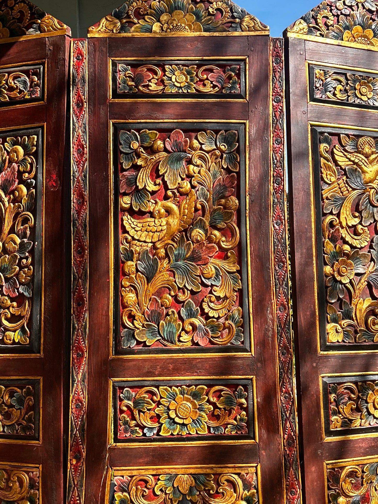 Paravent ancien Indonésien