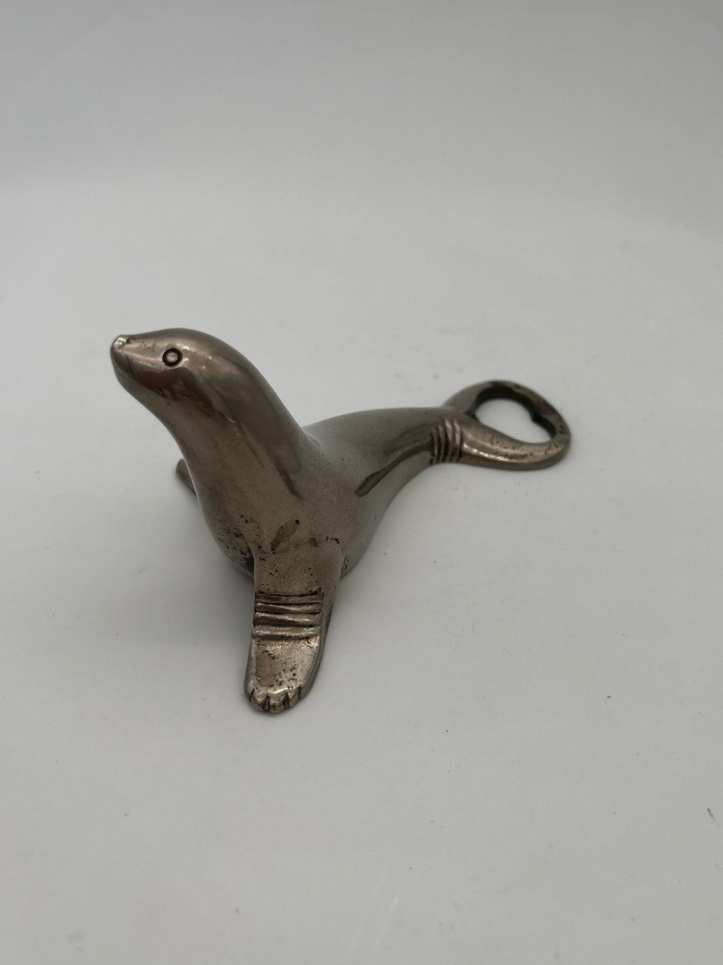 Décapsuleur otarie argent