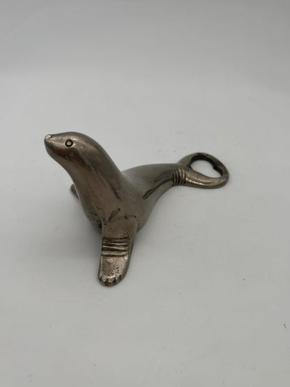 Décapsuleur otarie argent