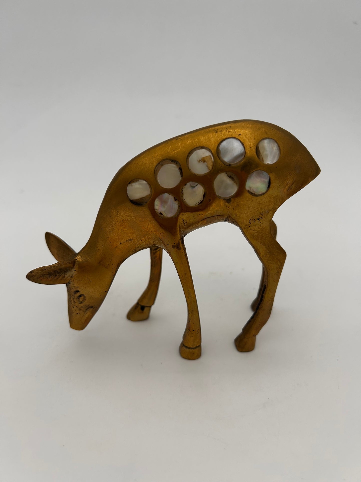 Biche laiton et nacre