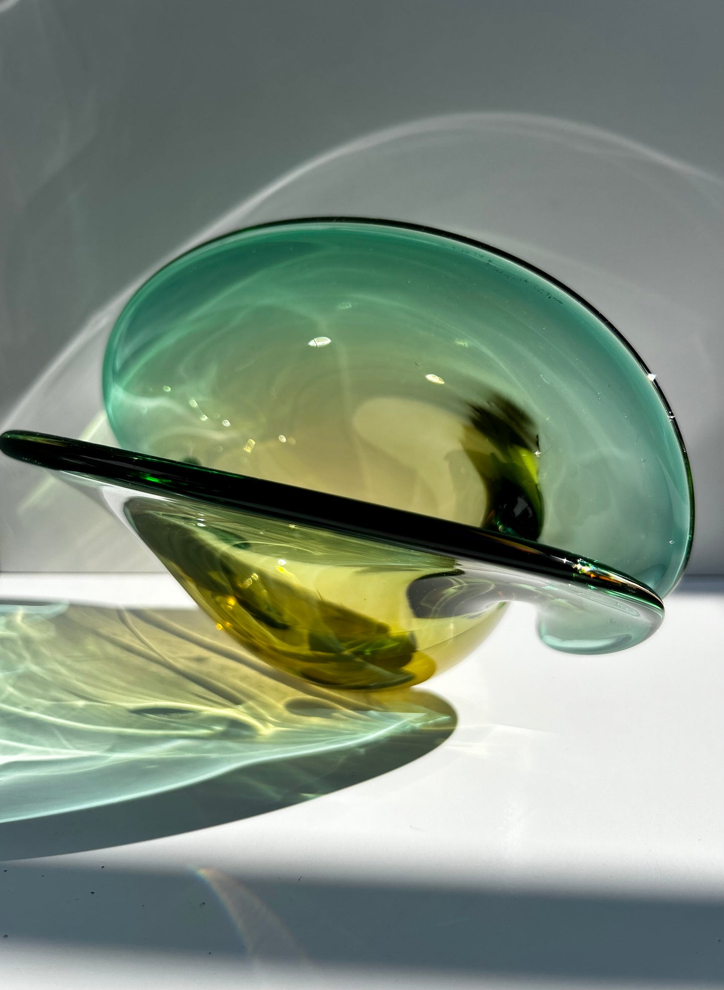 Vide Poche Palourde Murano Vert