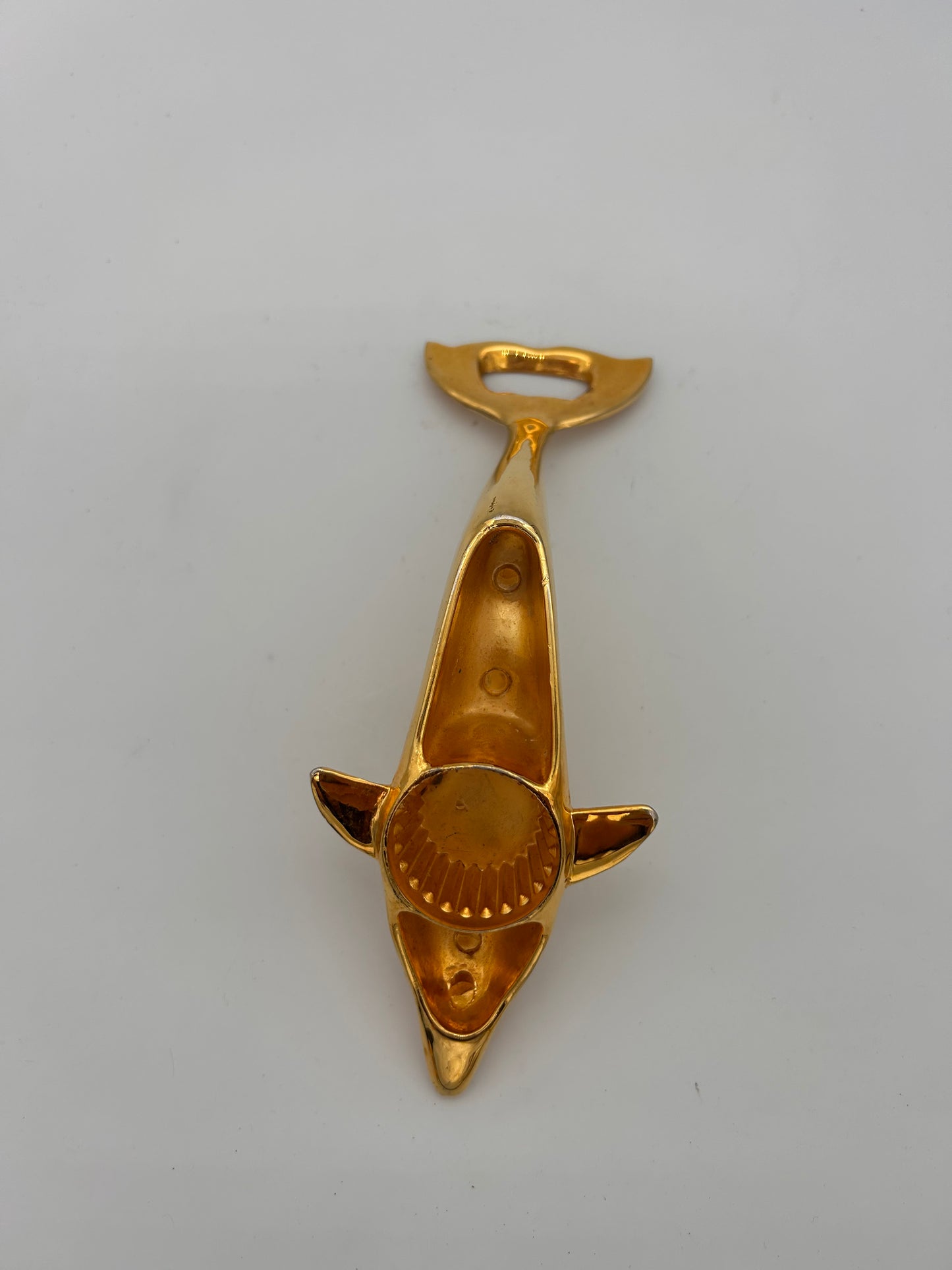 Décapsuleur dauphin doré