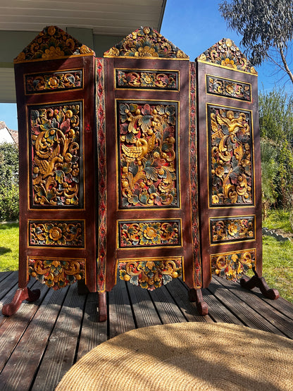 Paravent ancien Indonésien