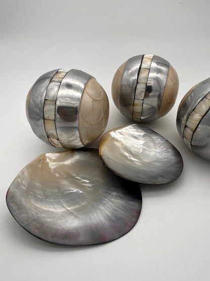 Plateau noël nacre véritable