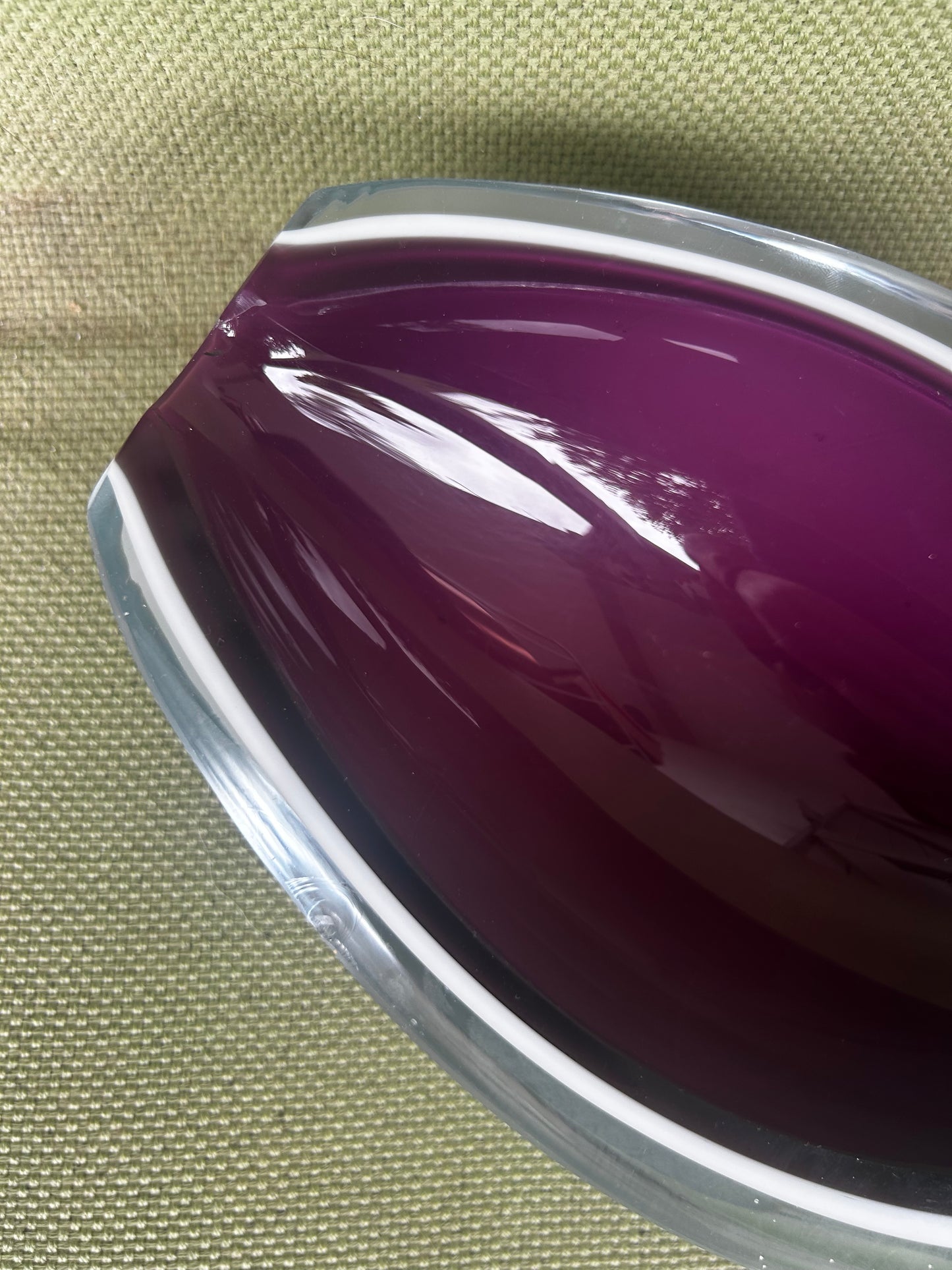 Vide poche murano violet