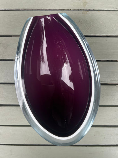 Vide poche murano violet