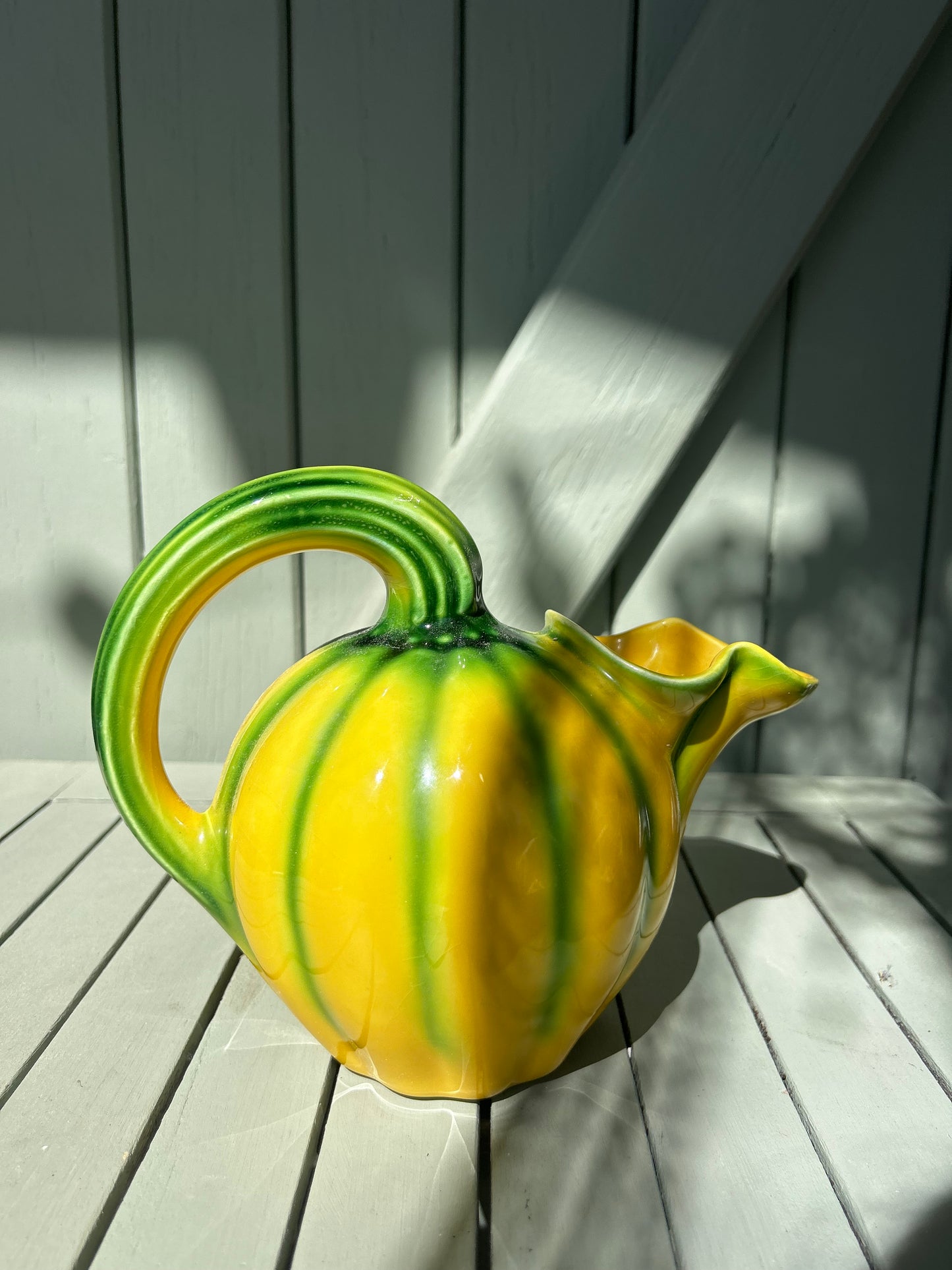 Pichet barbotine Melon Longchamps