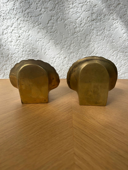 Serres livre laiton coquillage