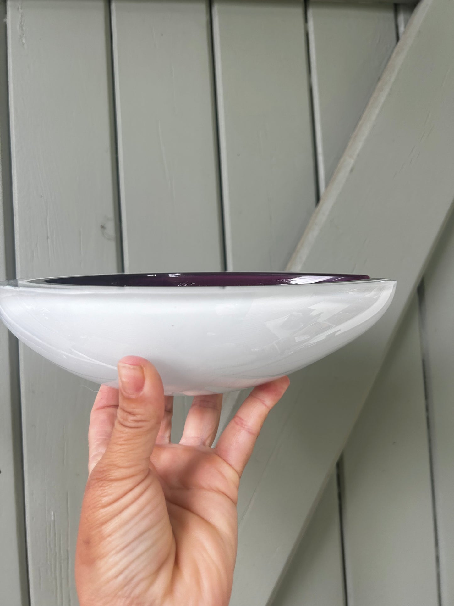 Vide poche murano violet