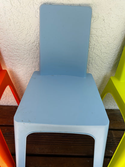 Lot chaises vintages enfants