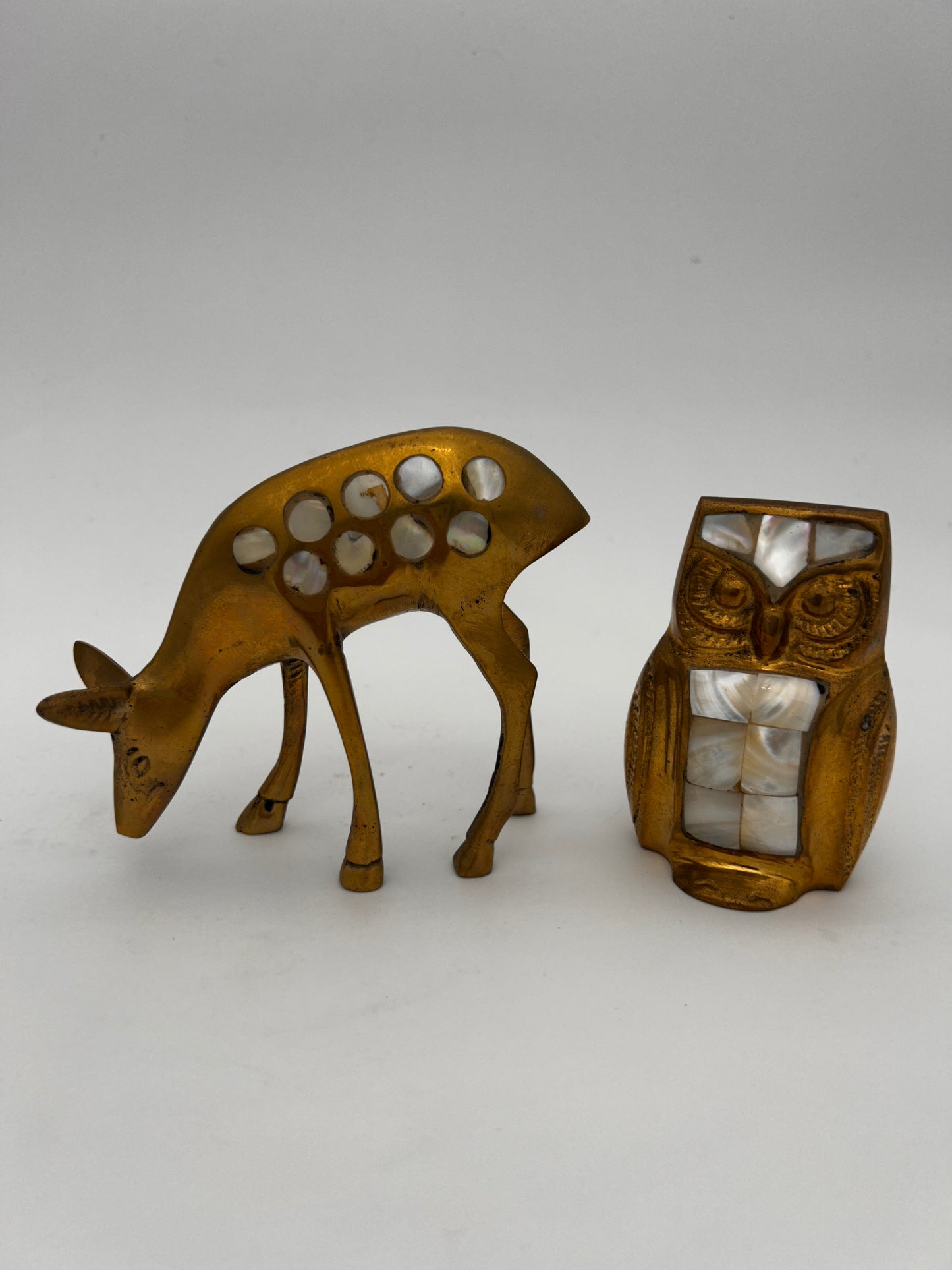 Biche laiton et nacre