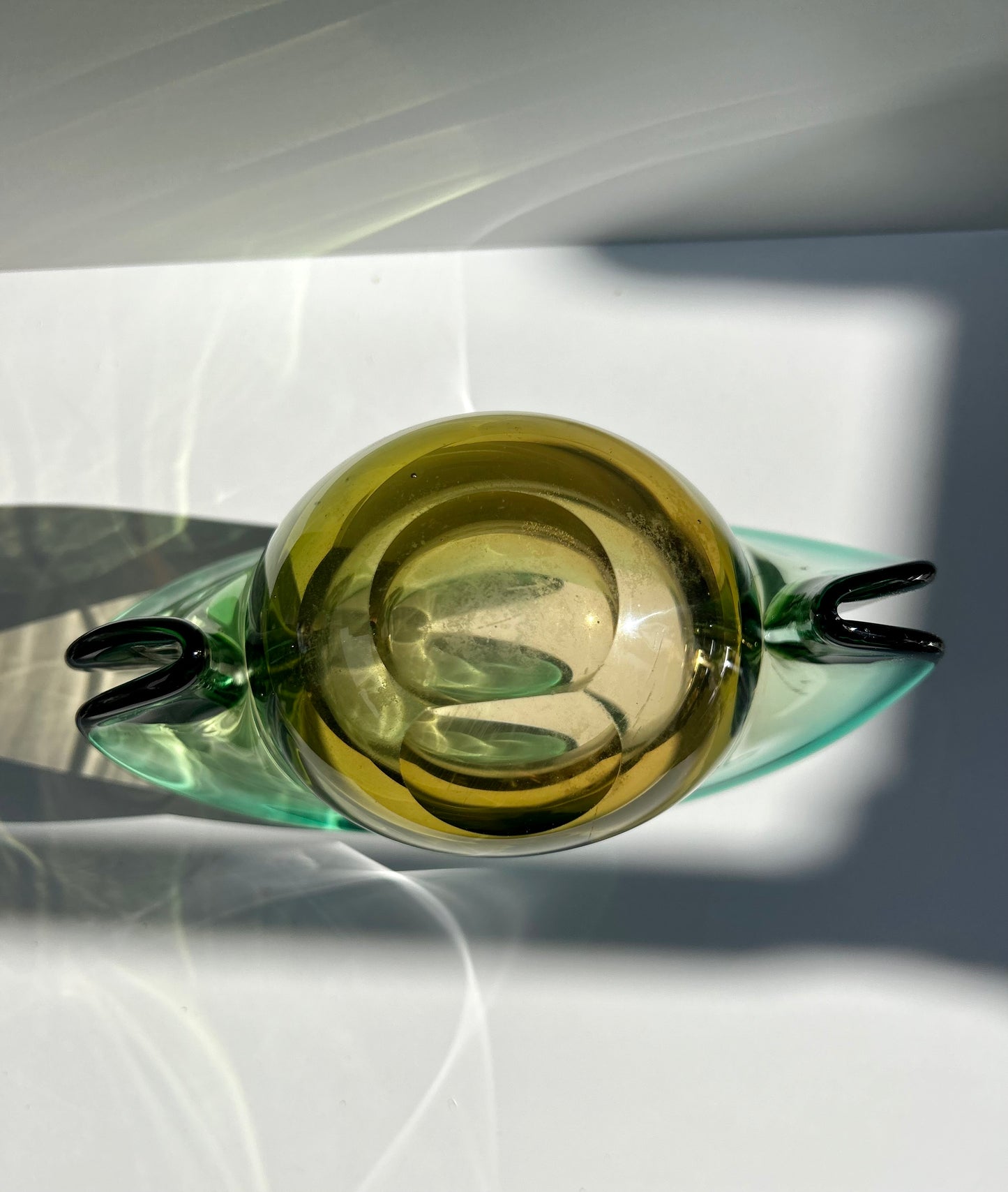 Vide Poche Palourde Murano Vert