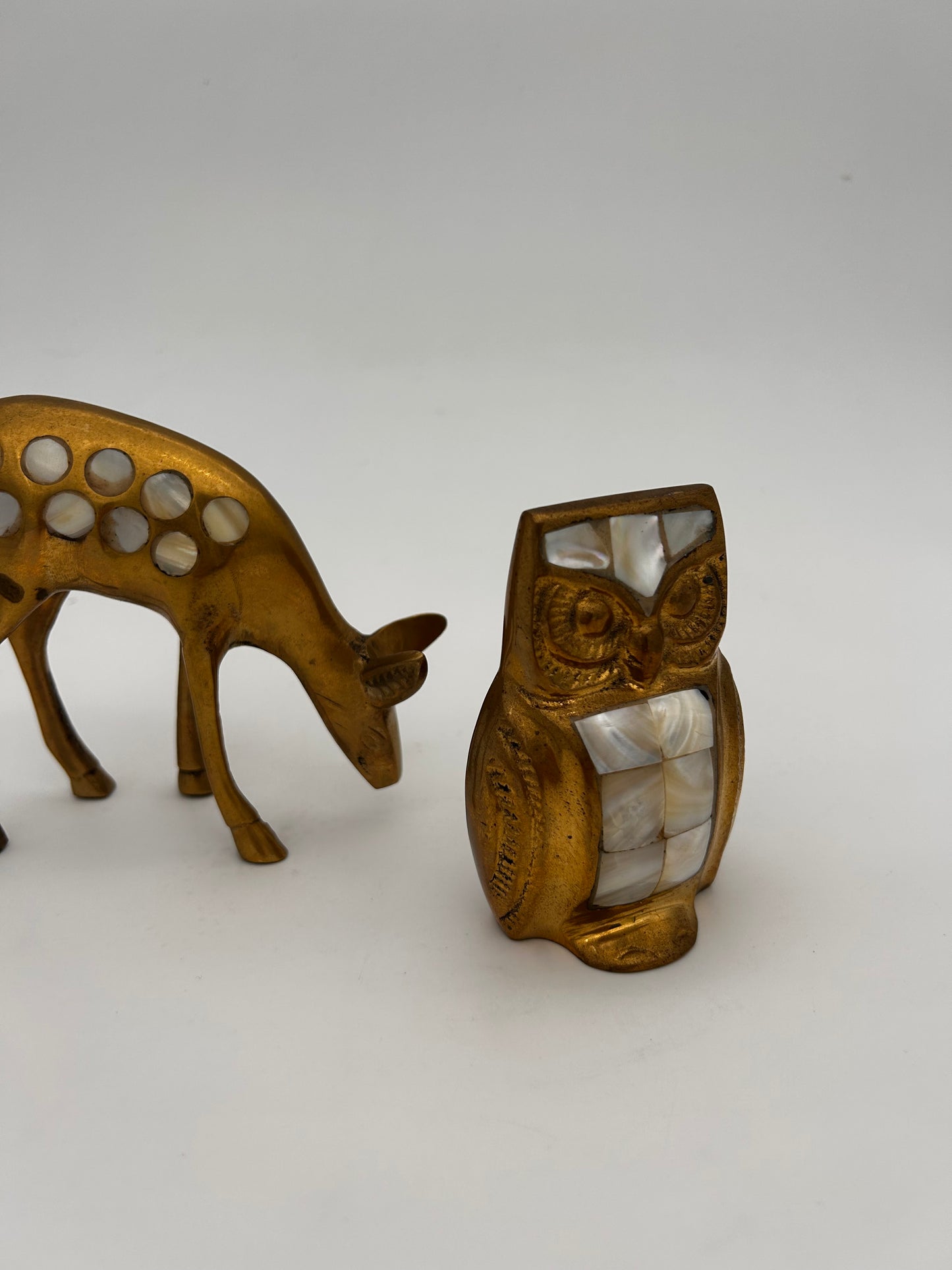 Biche laiton et nacre