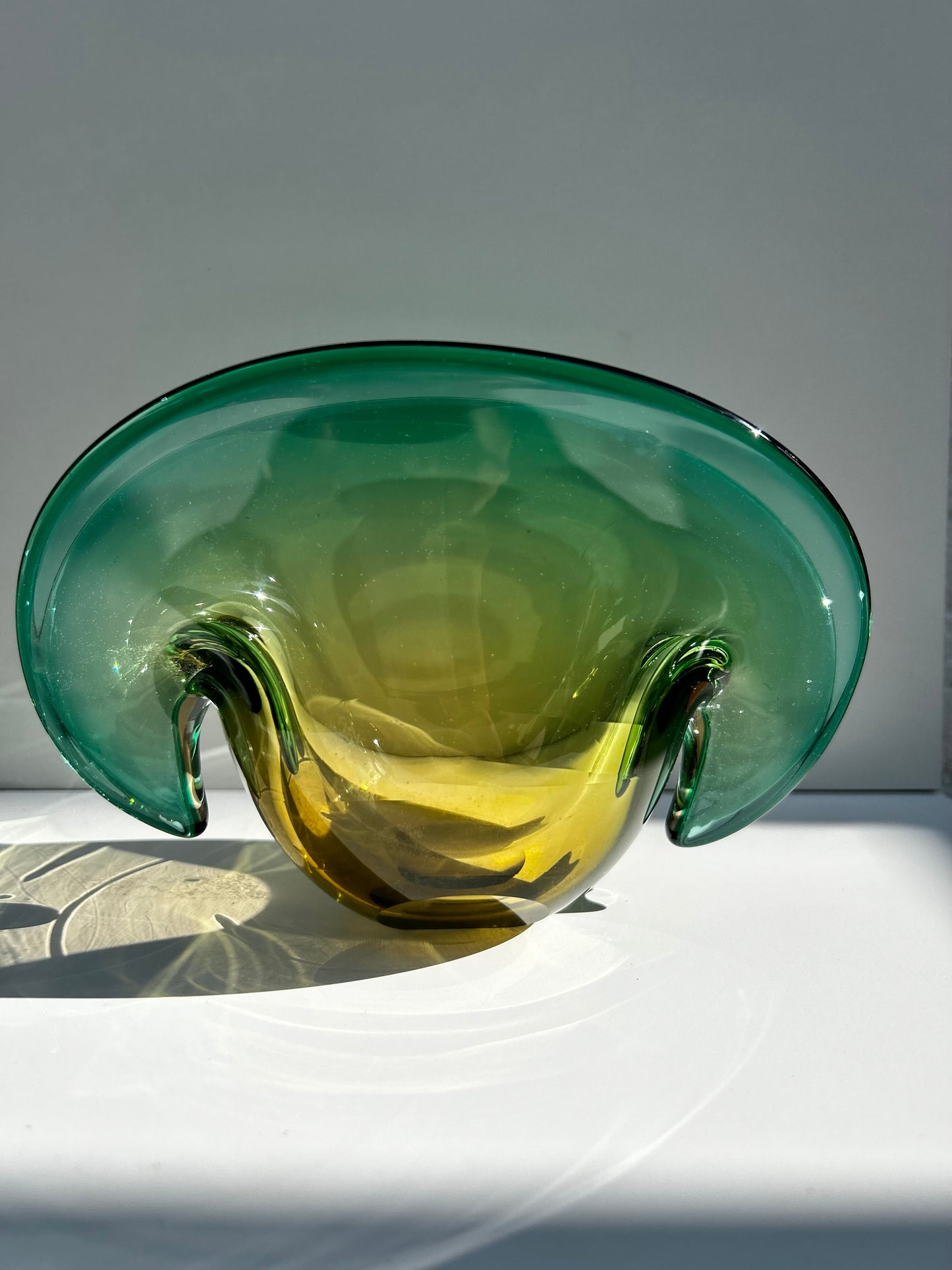 Vide Poche Palourde Murano Vert