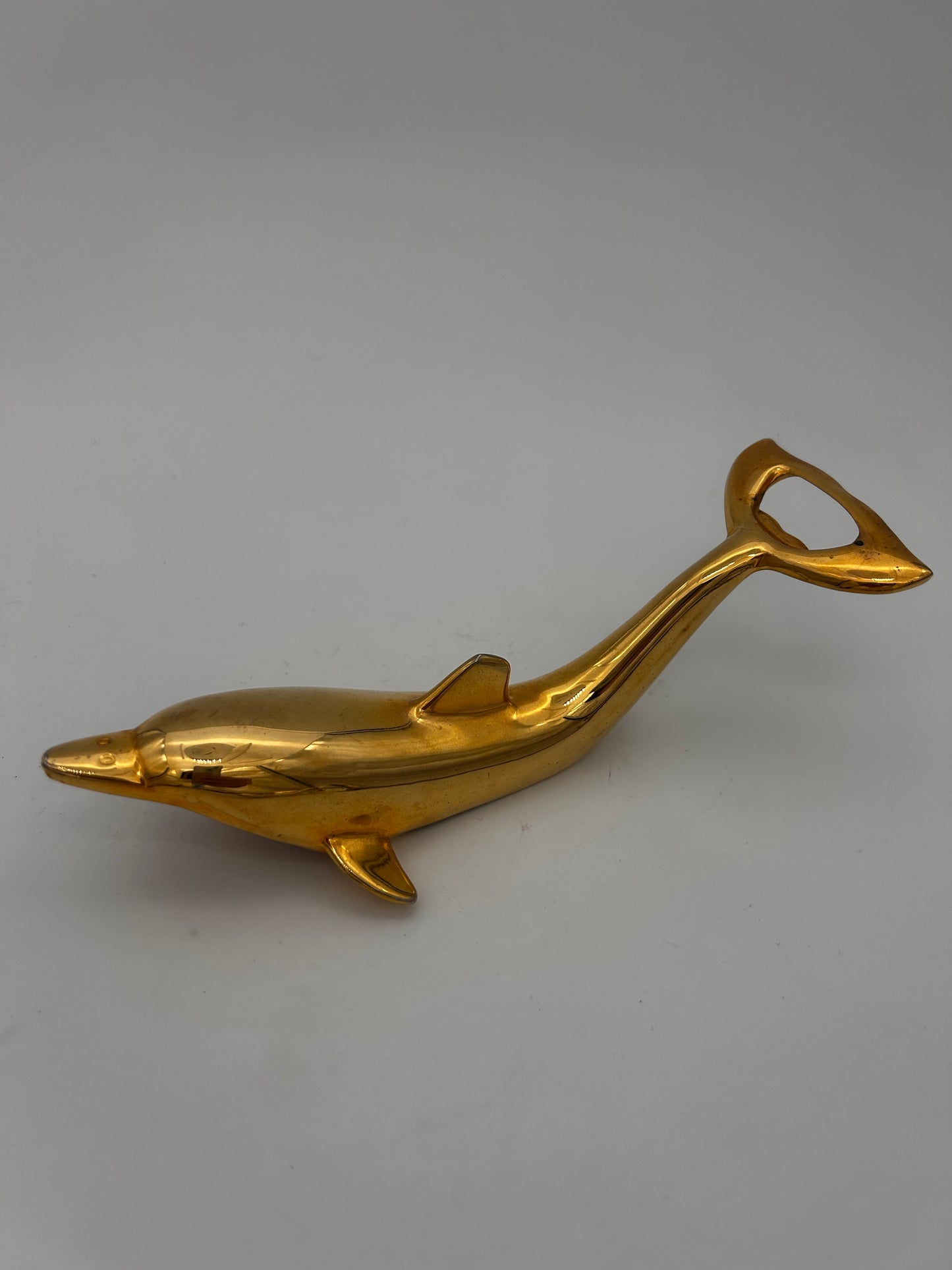 Décapsuleur dauphin doré