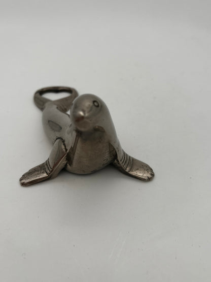 Décapsuleur otarie argent