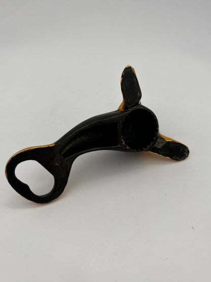 Décapsuleur otarie noir et or