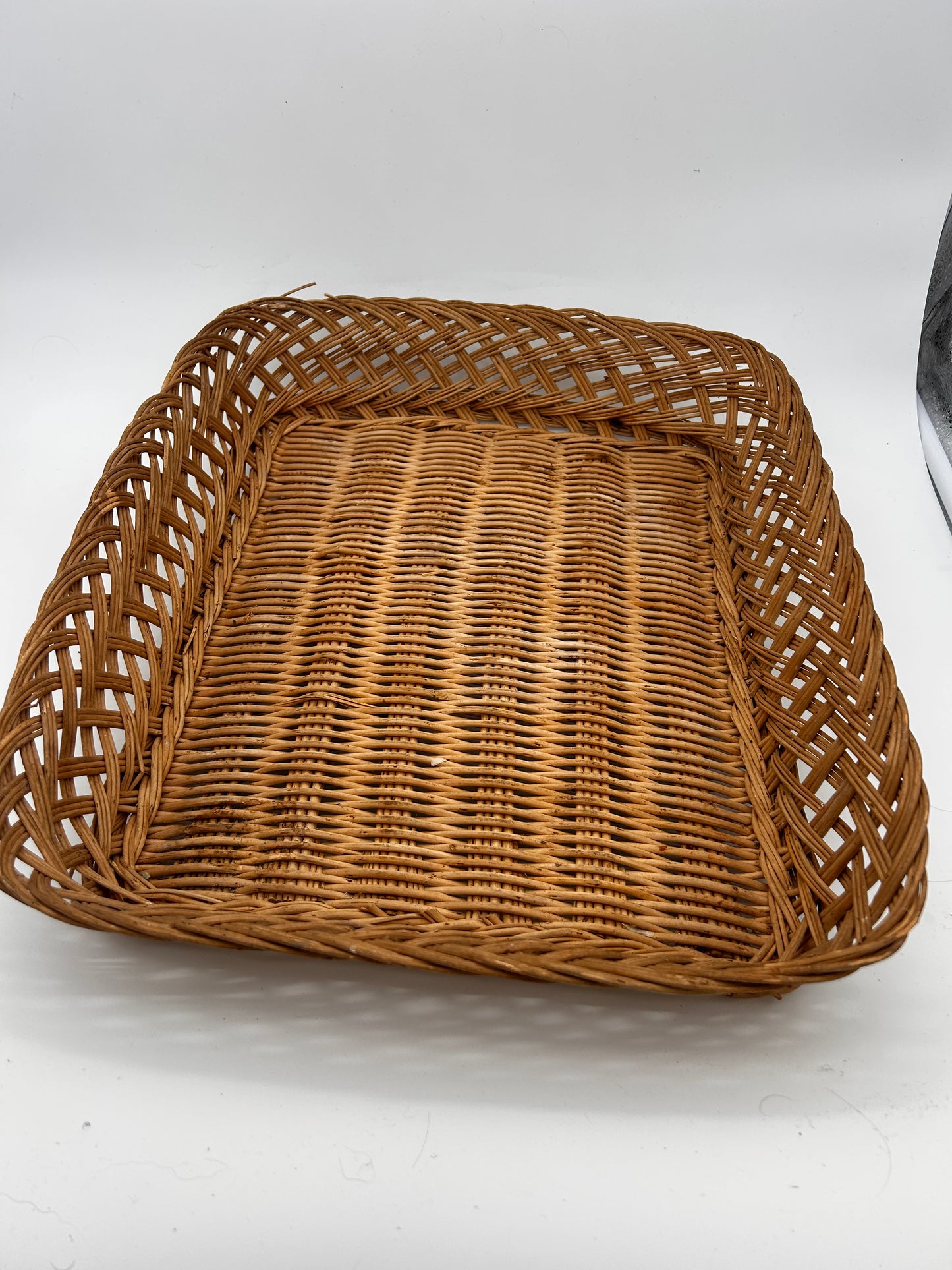 Panier rotin rectangle