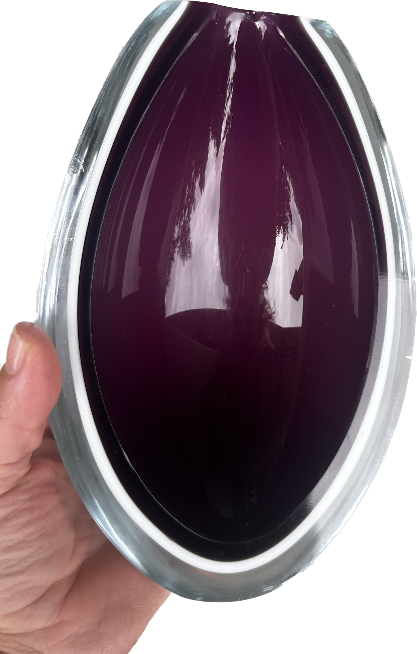 Vide poche murano violet