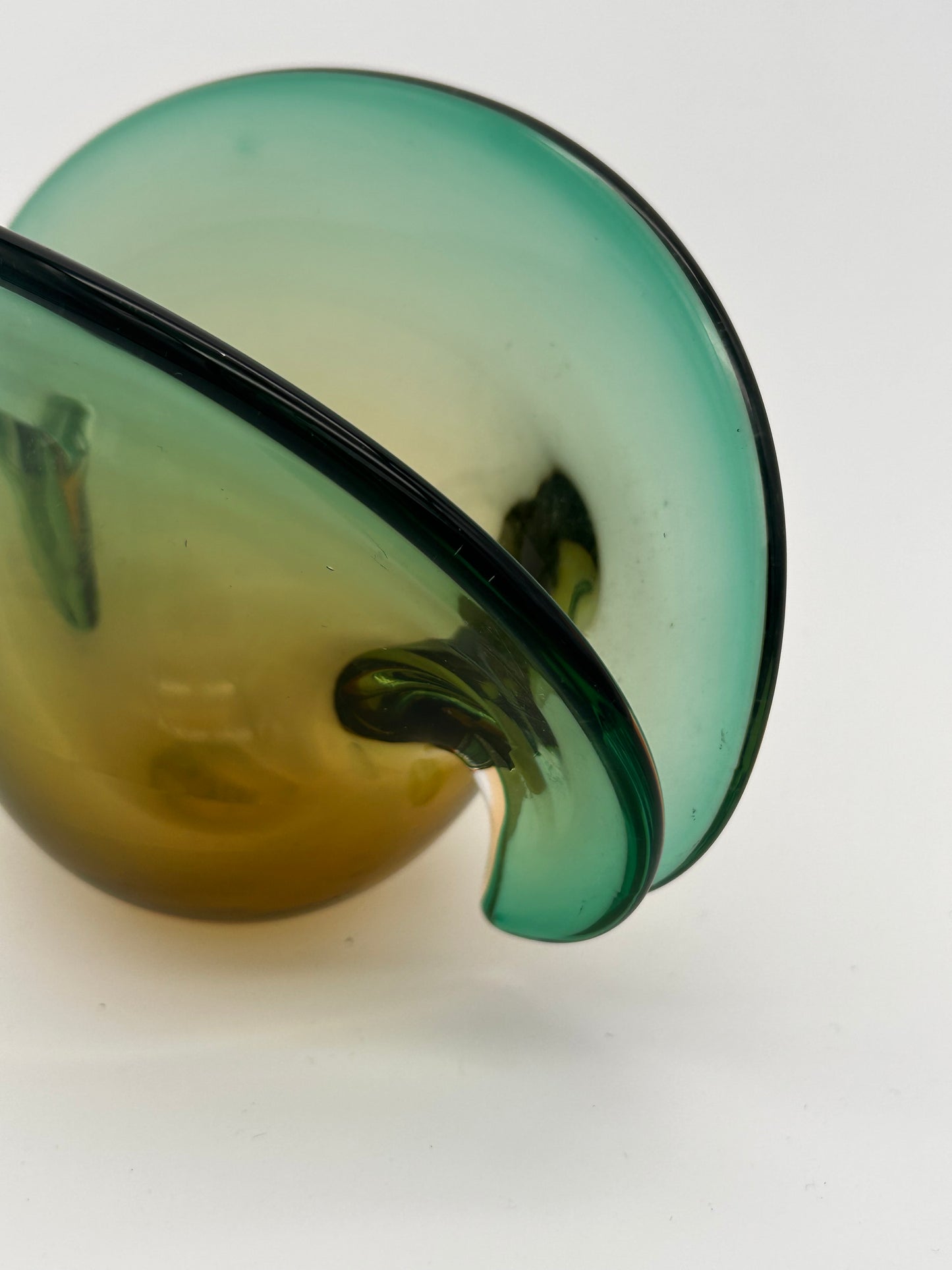 Vide Poche Palourde Murano Vert