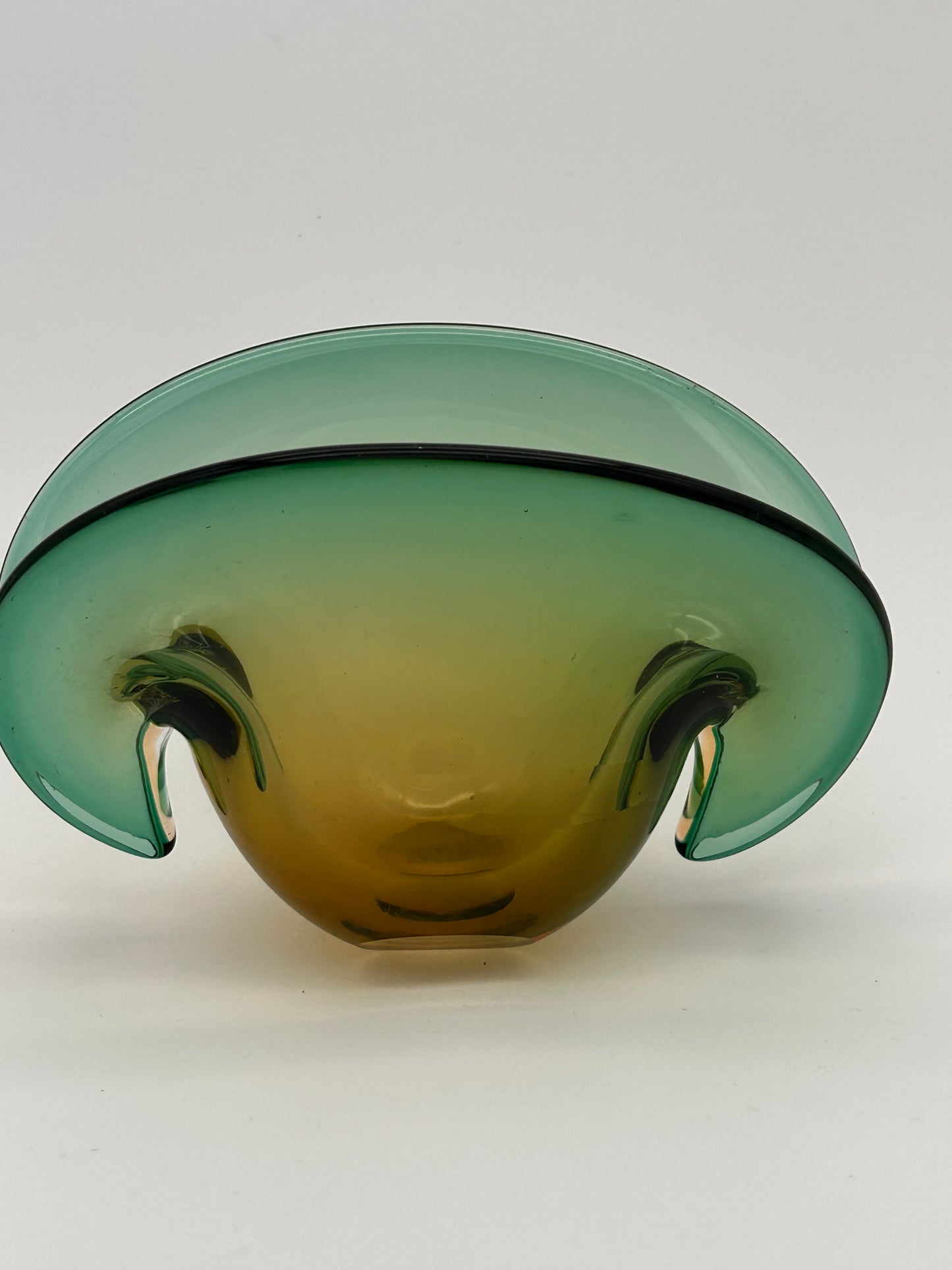 Vide Poche Palourde Murano Vert
