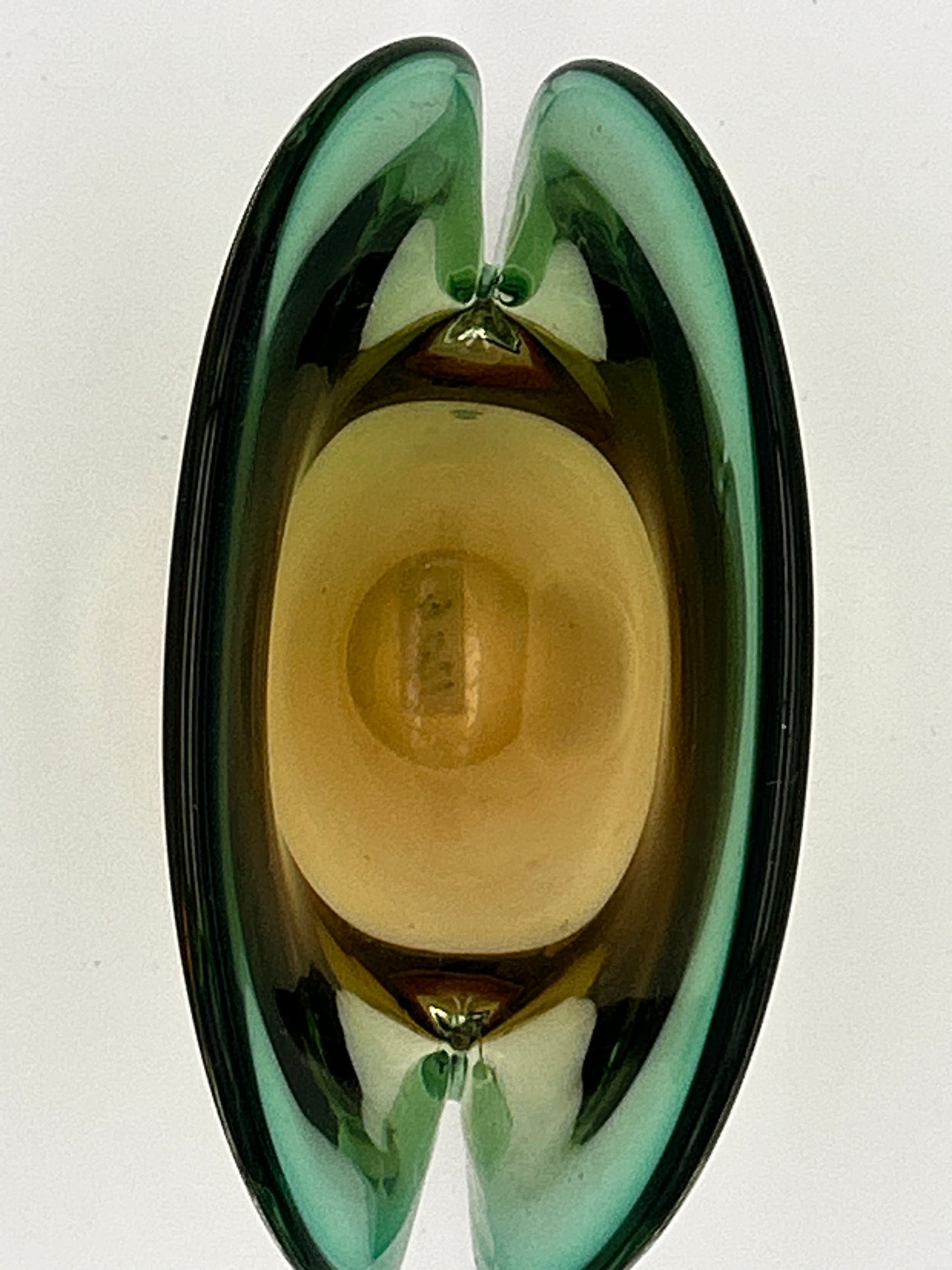 Vide Poche Palourde Murano Vert