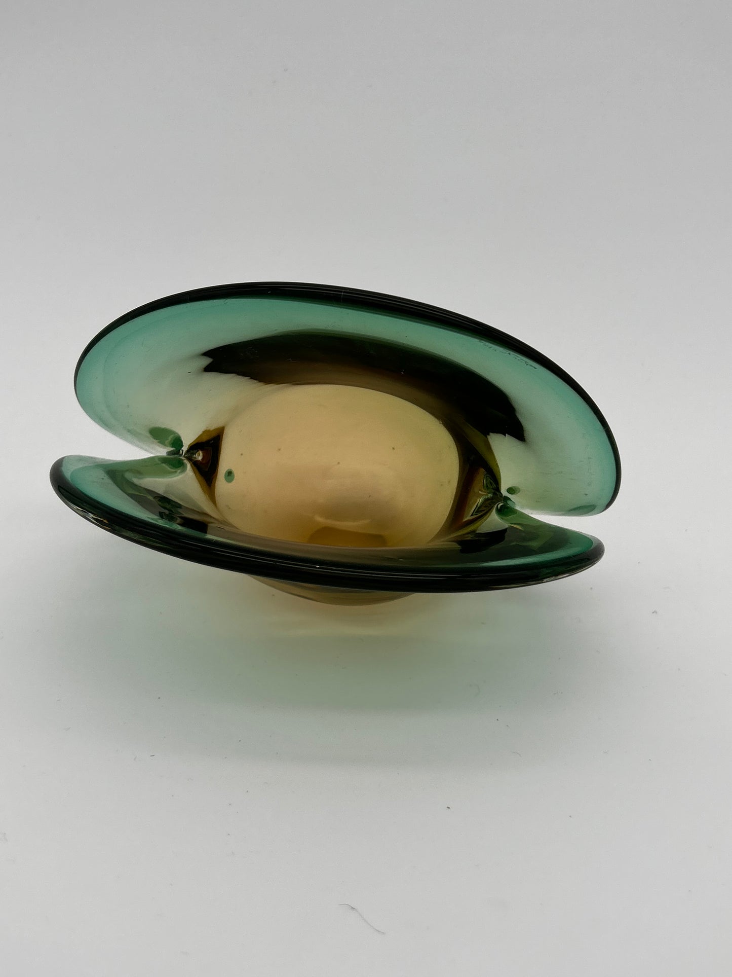 Vide Poche Palourde Murano Vert