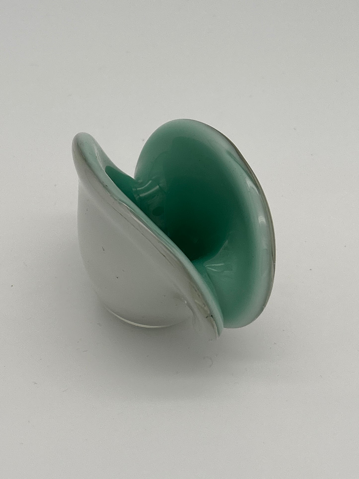 petit vide poche Murano palourde couleur menthe