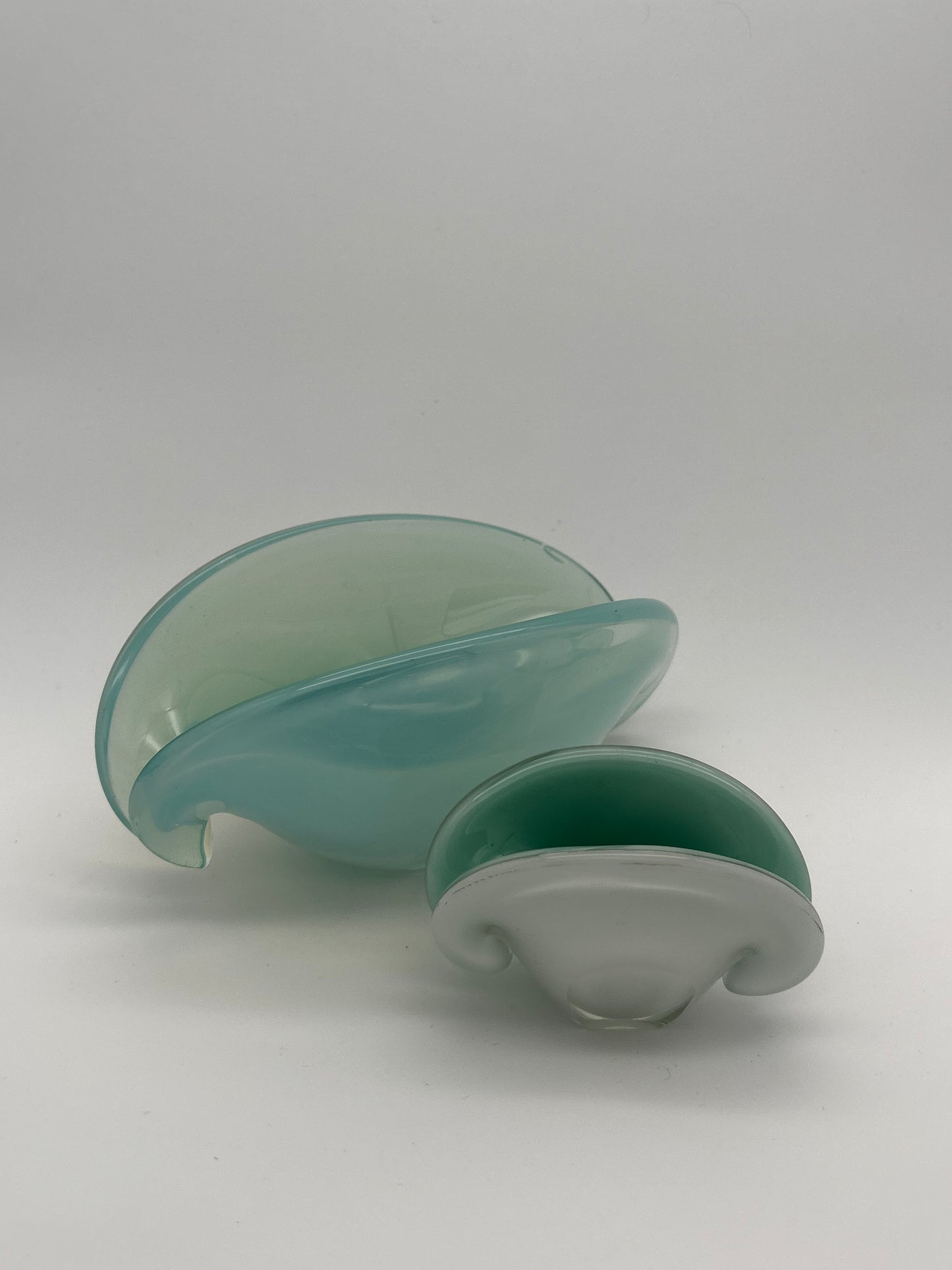 petit vide poche Murano palourde couleur menthe