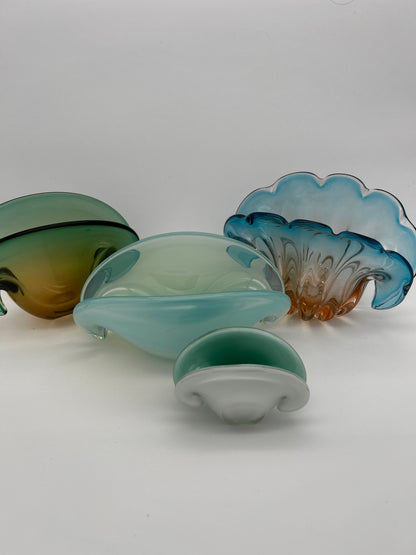 petit vide poche Murano palourde couleur menthe