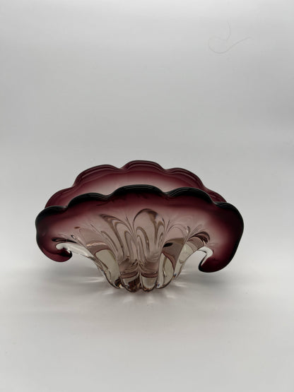 vide poche Murano palourde violet