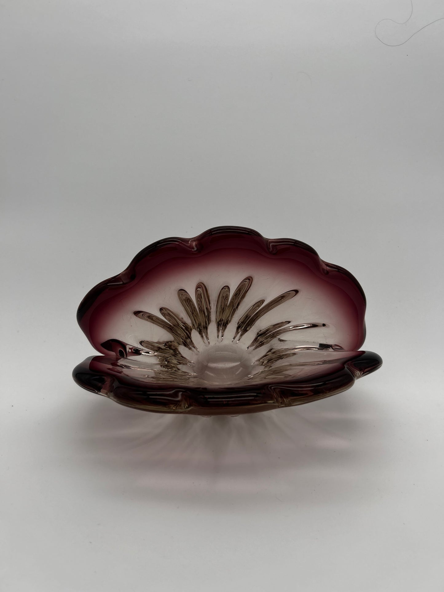 vide poche Murano palourde violet
