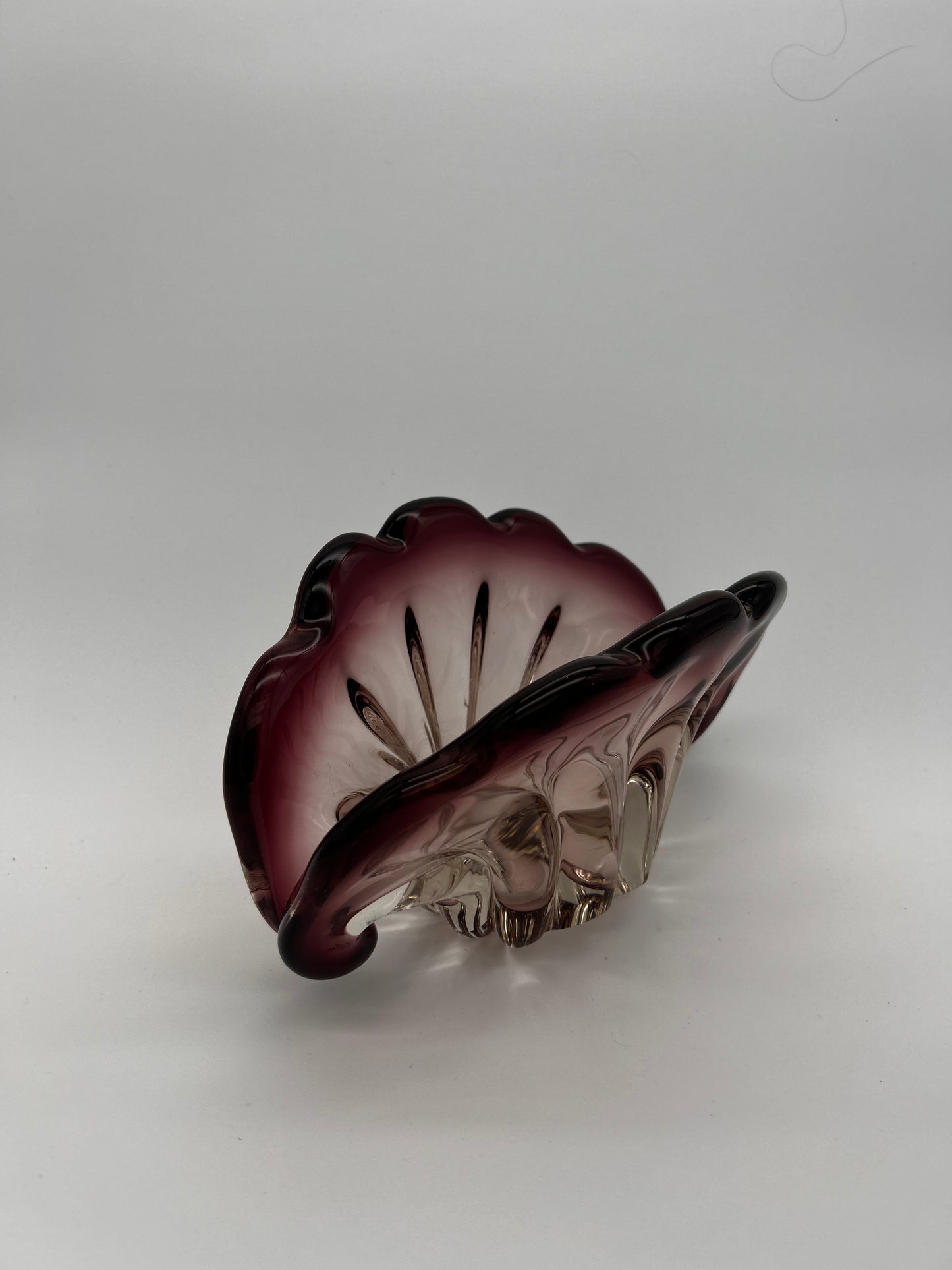 vide poche Murano palourde violet