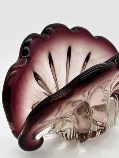 vide poche Murano palourde violet
