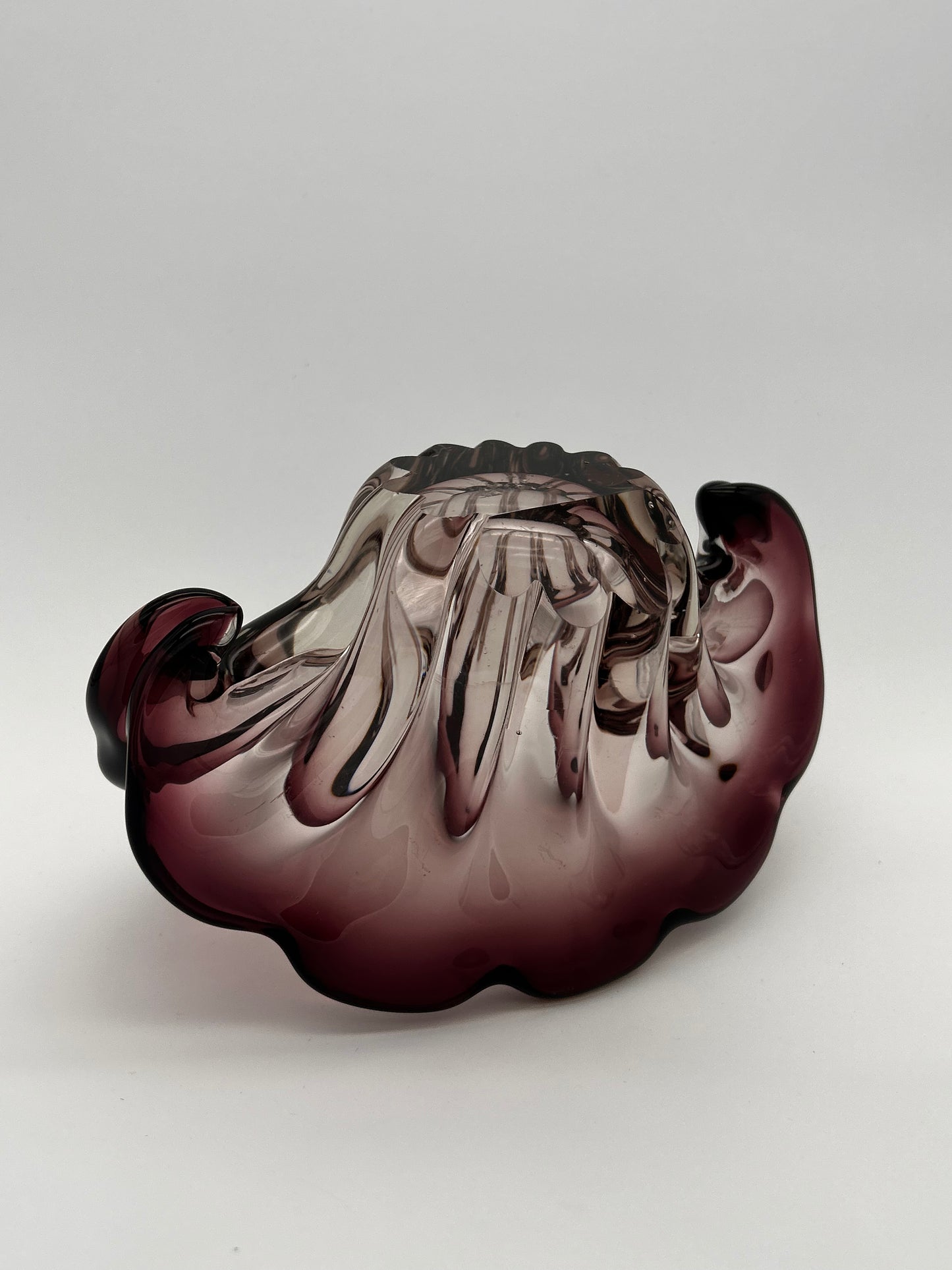 vide poche Murano palourde violet