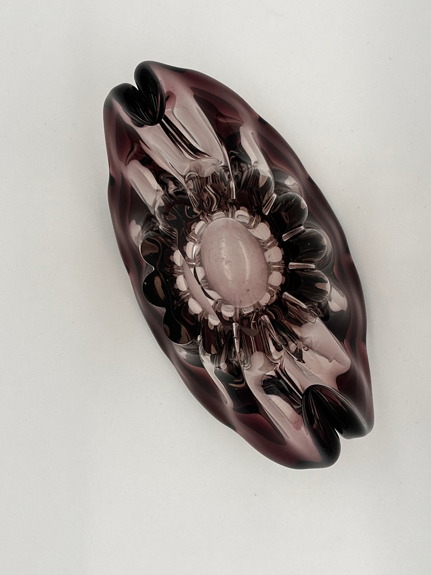 vide poche Murano palourde violet
