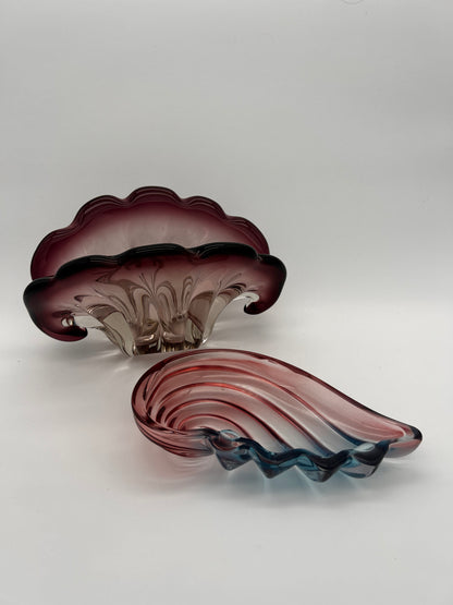 vide poche Murano palourde violet
