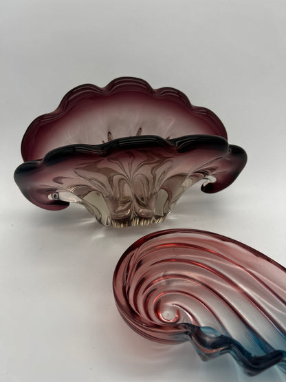 vide poche Murano palourde violet