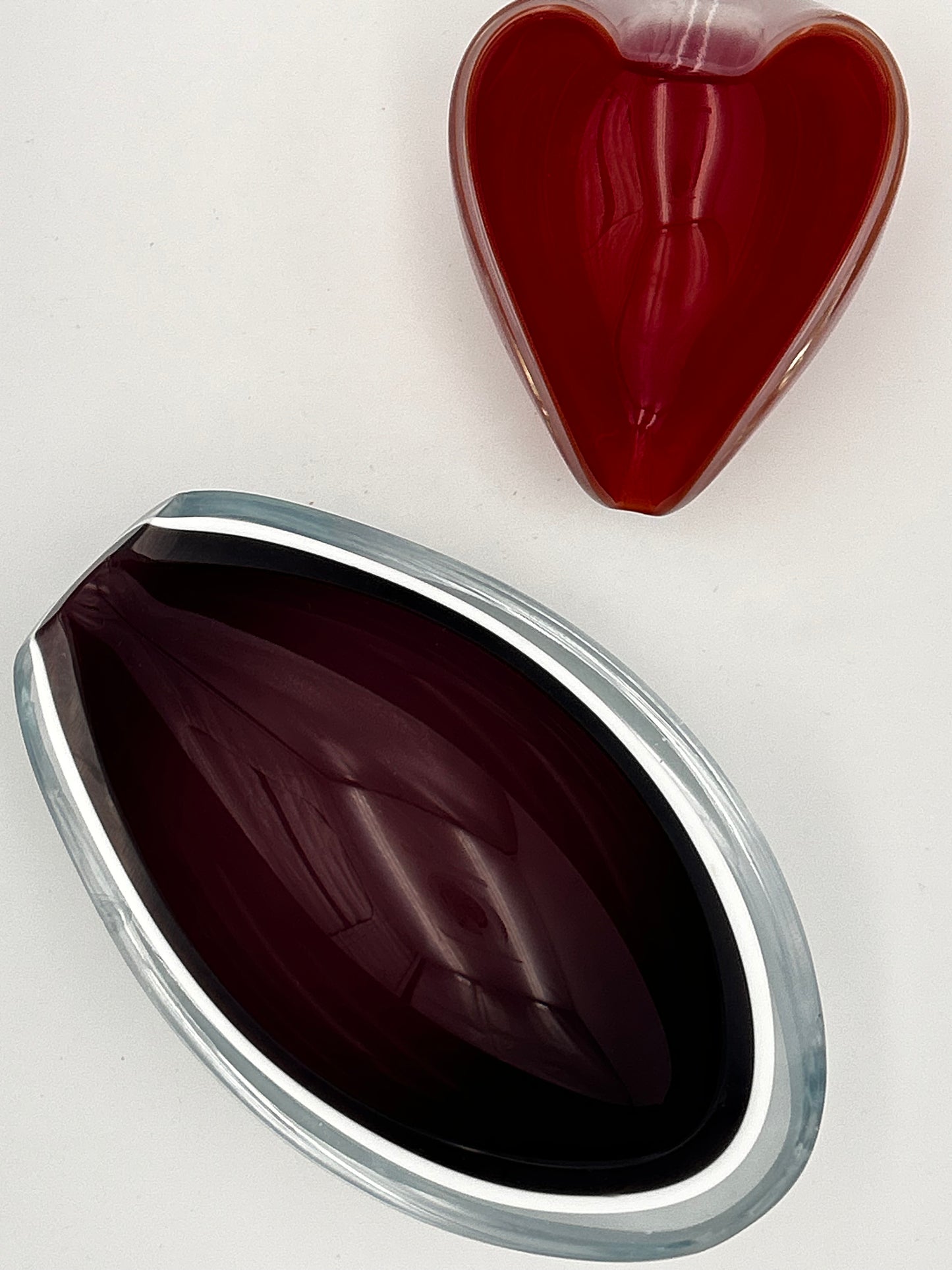 vide poche coeur murano