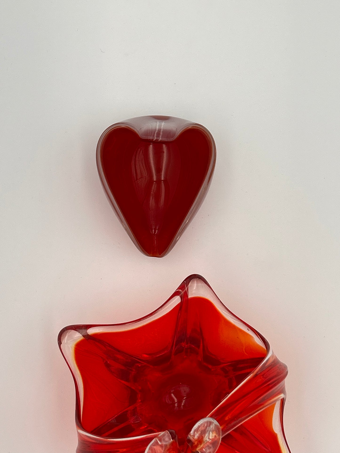 vide poche coeur murano