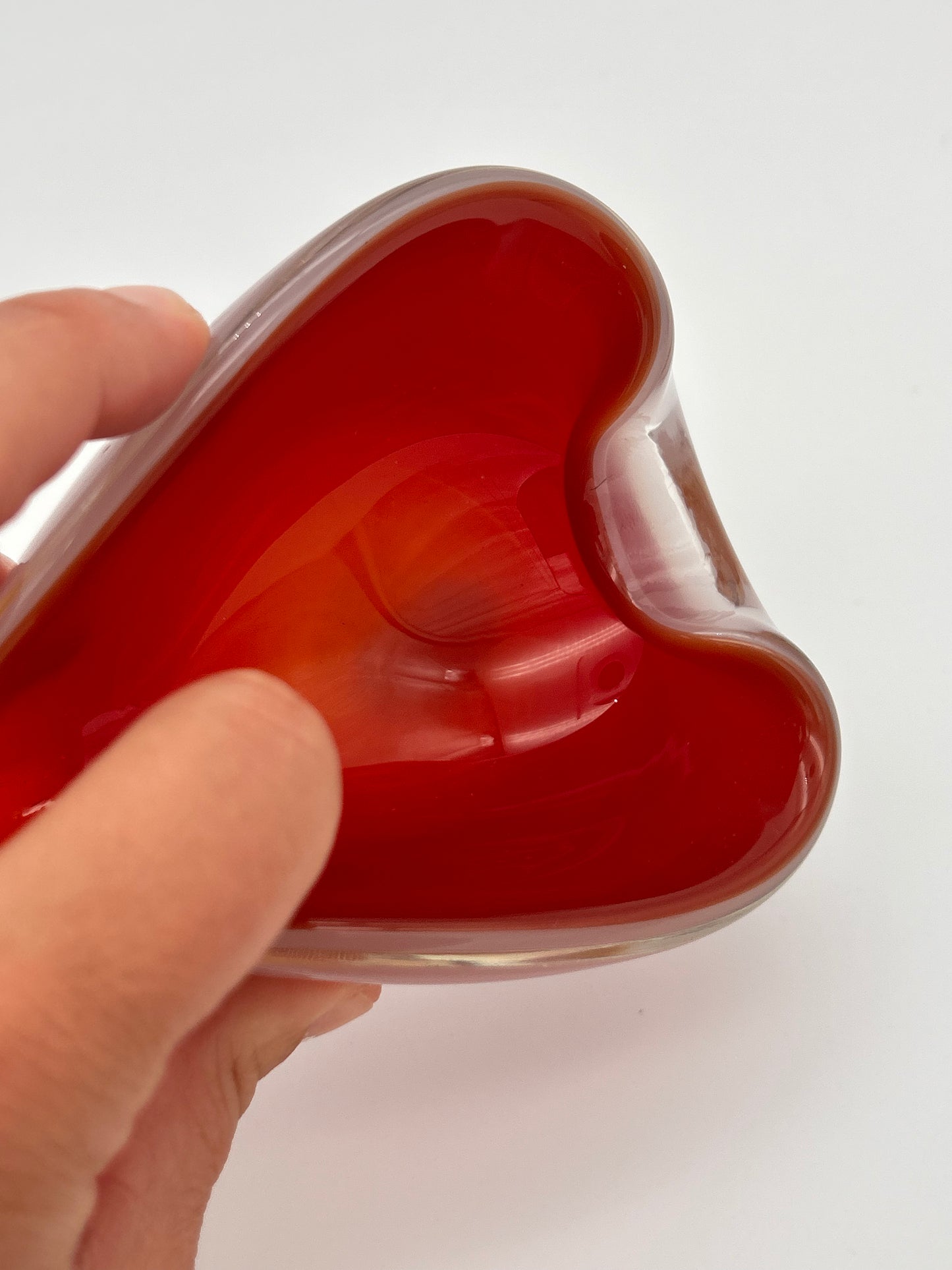 vide poche coeur murano