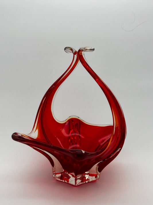 Vide Poche Murano Rouge