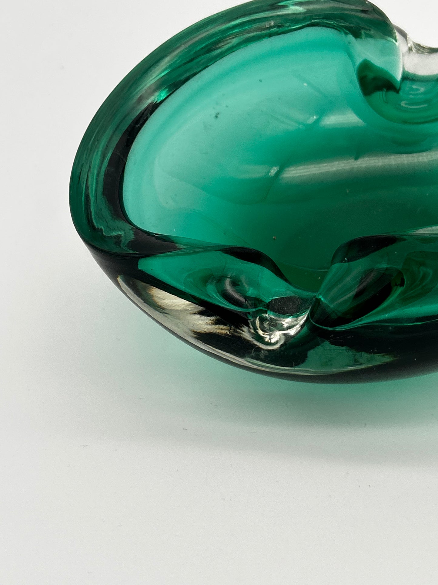 vide poche Murano vert émeraude